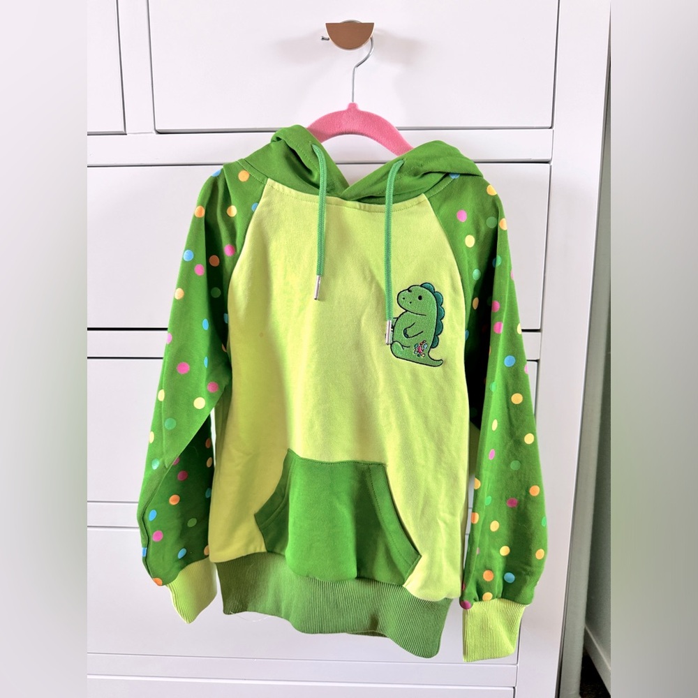 Moriah Elizabeth Pickle Embroidered Sweatshirt Youth Size Small